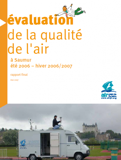 couverture rapport Saumur été 2006 et hiver 2006-2007