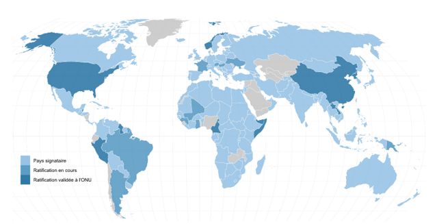 Pays signataires de l’Accord de Paris 