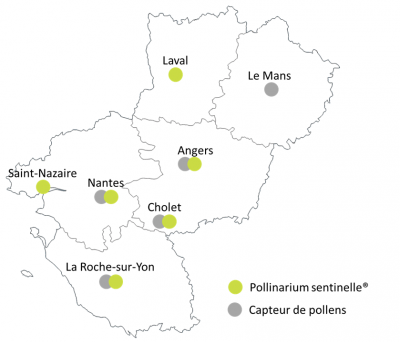 implantations surveillance pollens