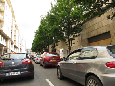 Situation de mesure avenue Mendès-France au Mans