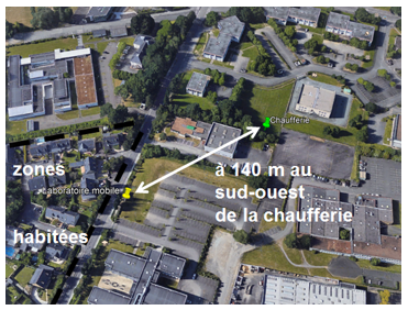 carte avec emplacement du laboratoire mobile