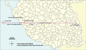 Dispositif de mesure de l’ozone sur la zone d’étude Éolia