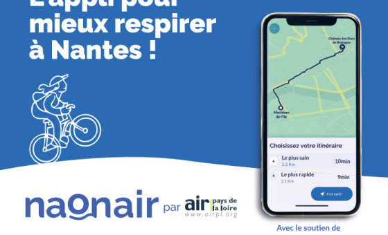 Naonair, l'appli pour mieux respirer à Nantes