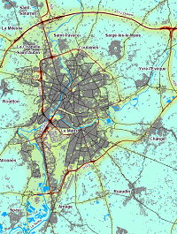 cartographie Le Mans 2013