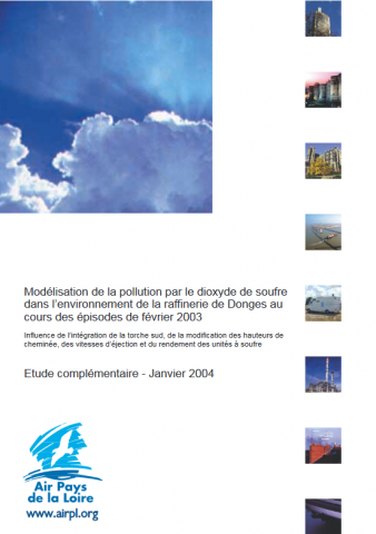 couverture rapport TOTAL janvier 2004-etude complementaire