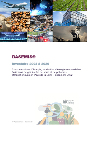 couverture rapport BASEMIS, inventaire 2008-2020