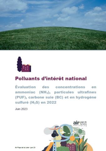 couverture du rapport sur les polluants d'intérêt national