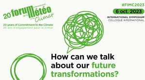 logo du 20e forum de la météo et du climat