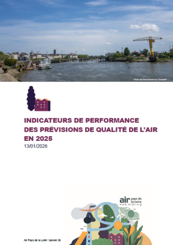 Première page de la note indicateurs de performance 2025