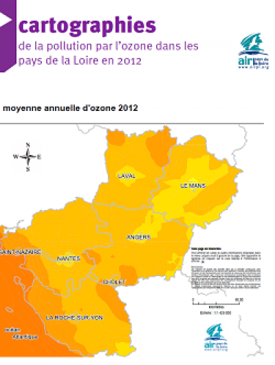 cartographie pollution ozone PdL