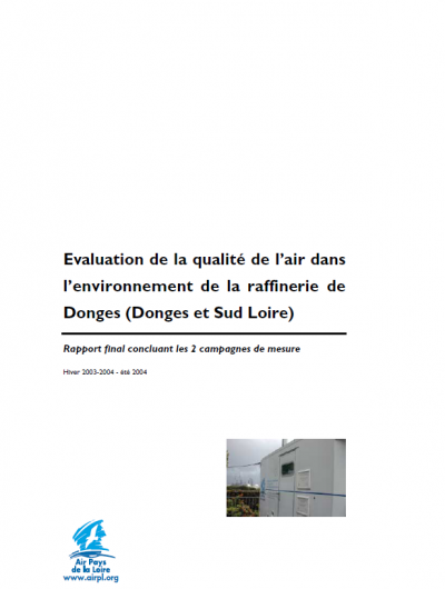 couverture rapport TOTAL 2003-2004