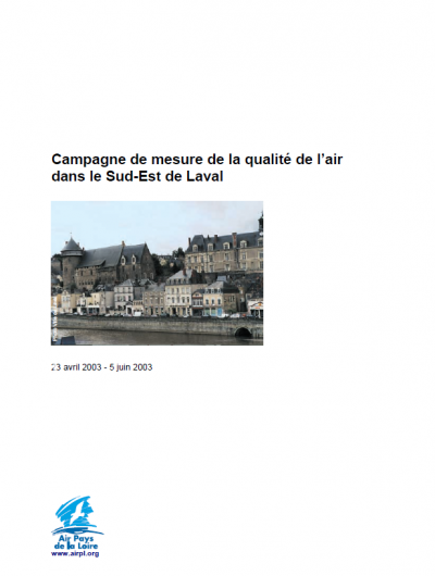 couverture rapport pour station rue Mazagran-Laval