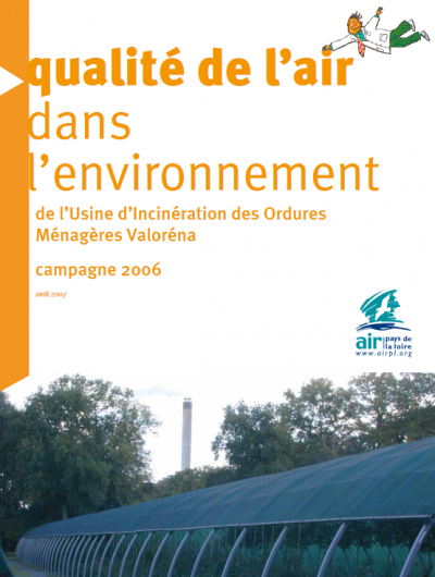 couverture rapport VALORENA 2006