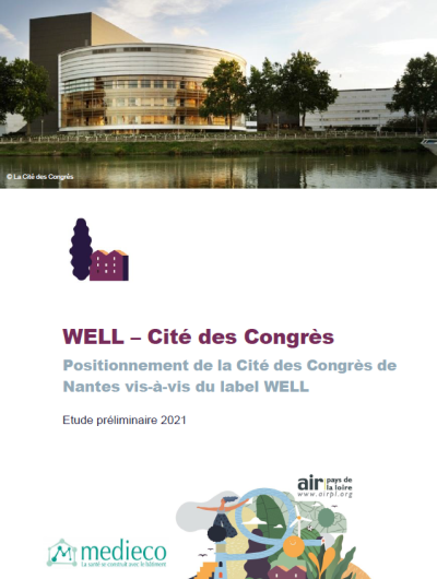 couverture du rapport sur l'étude préliminaire 2021 de la Cité des Congrès