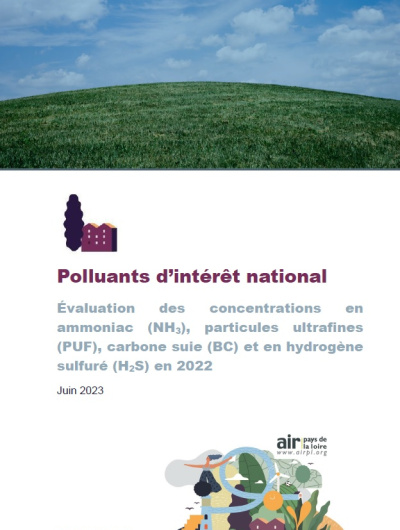 couverture du rapport sur les polluants d'intérêt national