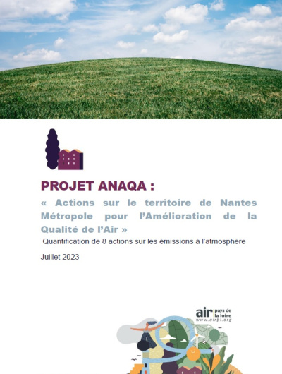 couverture rapport sur quantification de 8 actions sur les émissions à l’atmosphère