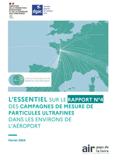 couv synthèse des campagnes de mesures de PUF dans les environs de l'aéroport