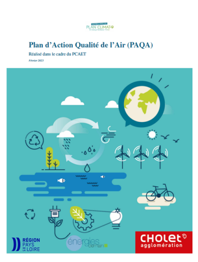 Couverture du Plan d'action qualité de l'air de Cholet Agglomération