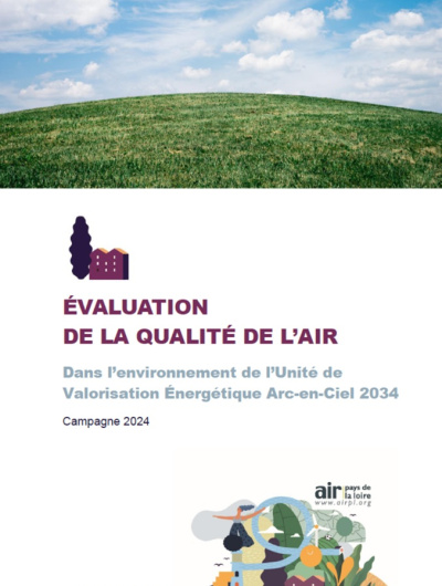 couv du rapport d'évaluation de la QA dans l'environnement d'Arc-en-Ciel 2034 avec illustration d'herbe et de ciel