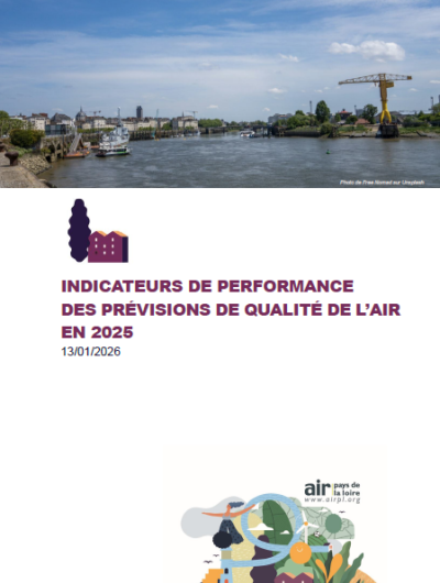 Première page de la note indicateurs de performance 2025